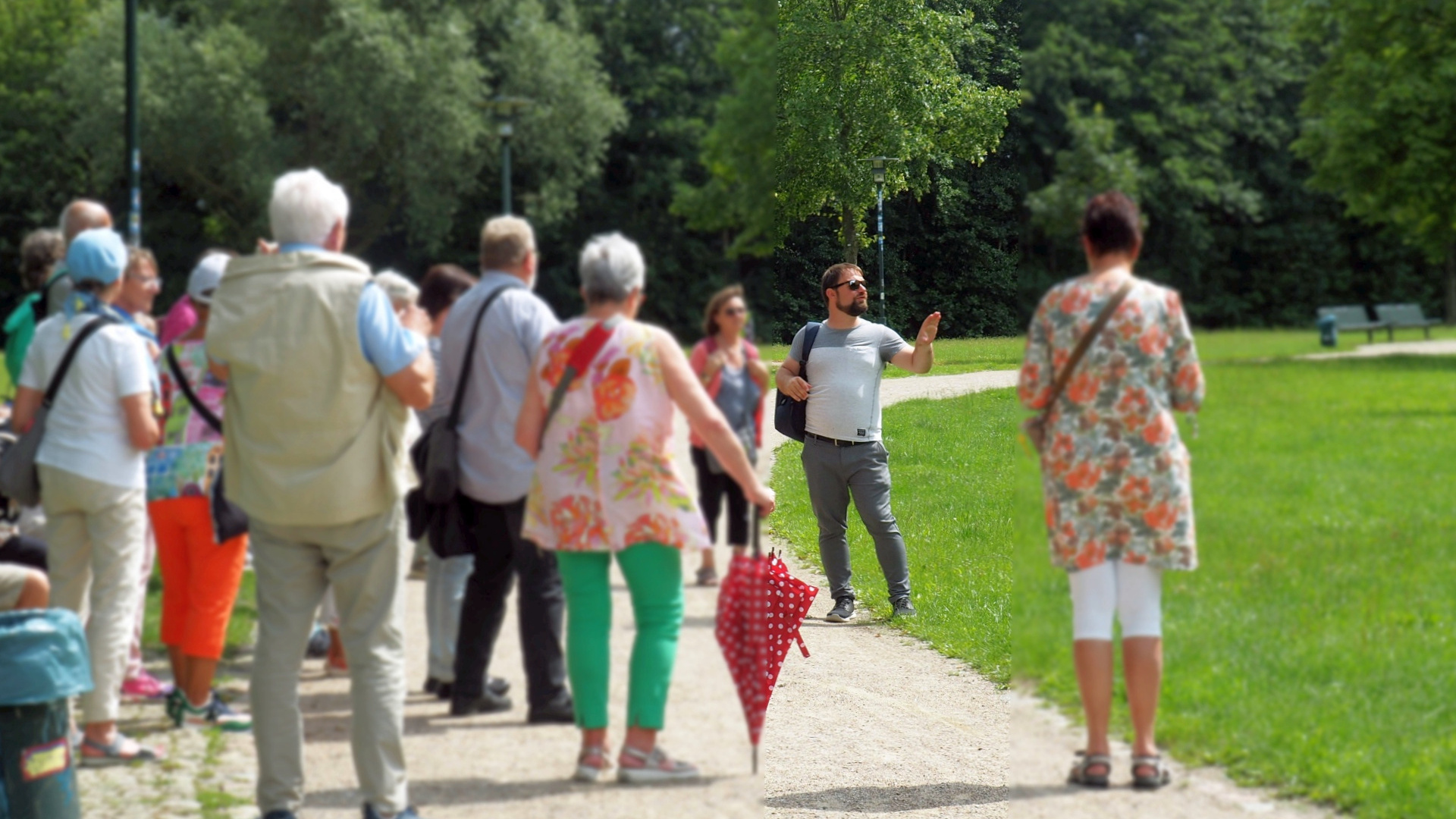 Robert Behrendt mit Reisegruppe